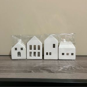 COPY - 4 Target bullseye playground ceramic prelit houses